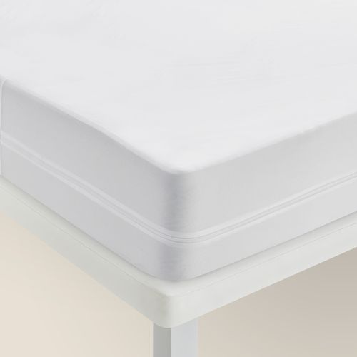 Pikolin Home - Protège-Matelas 120x190 Imperméable en Éponge, Housse de Matelas Respirant et Silencieux, Élastique sur le Pourtour - Dimensions 120x190 cm, Hypoallergénique, Lavable