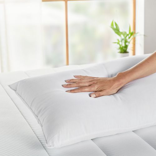 Oreiller Antiallergique En Fibre Housse 100% Coton