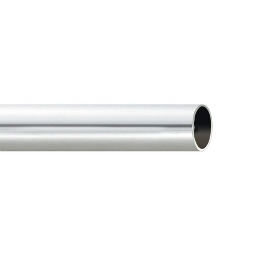 Tringle À Rideau Métal Diamètre 20 Mm - 200 Cm - Argent