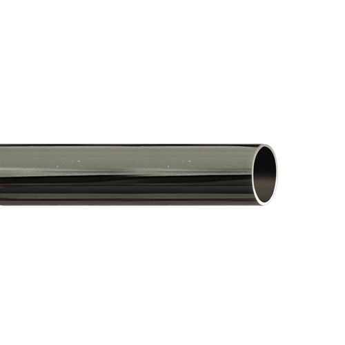 Tringle À Rideau Métal Diamètre 20 Mm - 150 Cm - Gris Foncé
