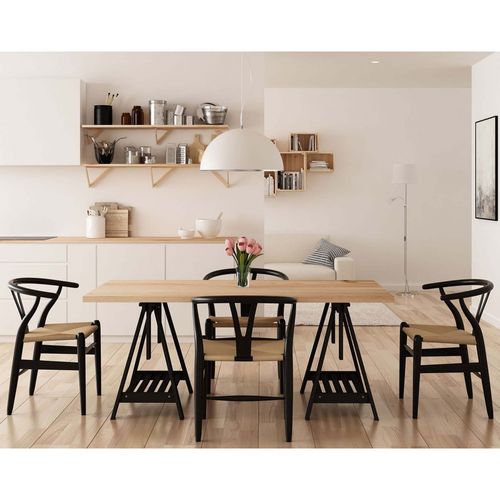 Tréteau Architecte En Bois Peint