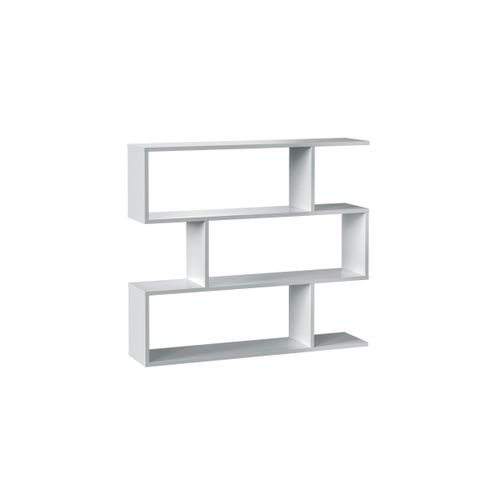 Étagère Basse Tamy À 3 Niveaux L110 cm X H97cm -  Blanc