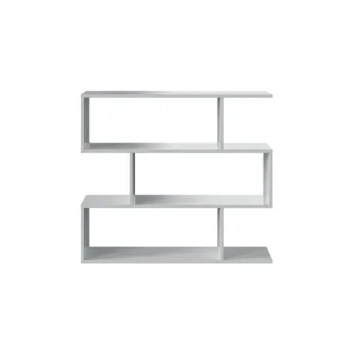 Étagère Basse Tamy À 3 Niveaux L110 cm X H97cm -  Blanc