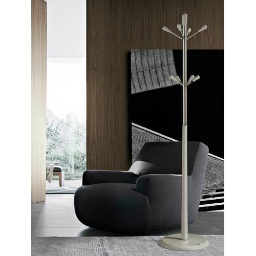 Portemanteau En Hêtre Massif, Modèle Ollie, Vison 180x37