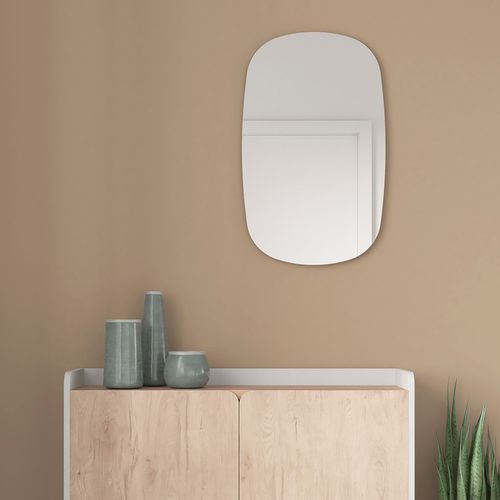 Miroir Organique Herdasa Eclipse Noir 65x40x2 Cm
