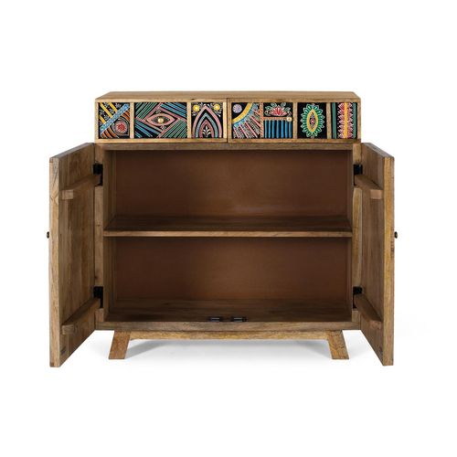 Magnifique Bol De Service Fait à La Main En Bois De Manguier - 12,7 X 7