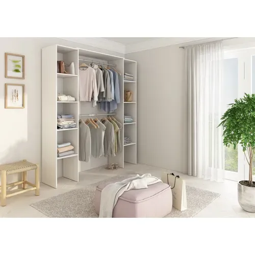 Kit dressing L. 180 cm ANYA blanc vue 3/4