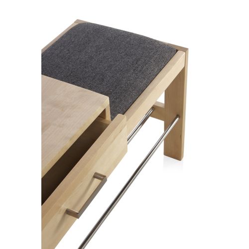 Banc De Rangement Pour Chaussures En Bouleau Naturel
