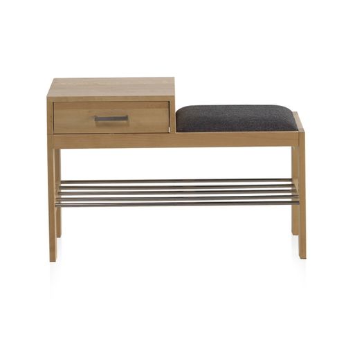 Banc De Rangement Pour Chaussures En Bouleau Naturel