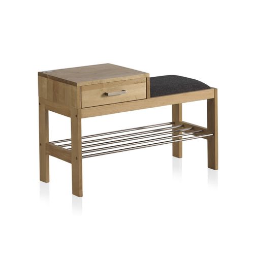 Banc De Rangement Pour Chaussures En Bouleau Naturel