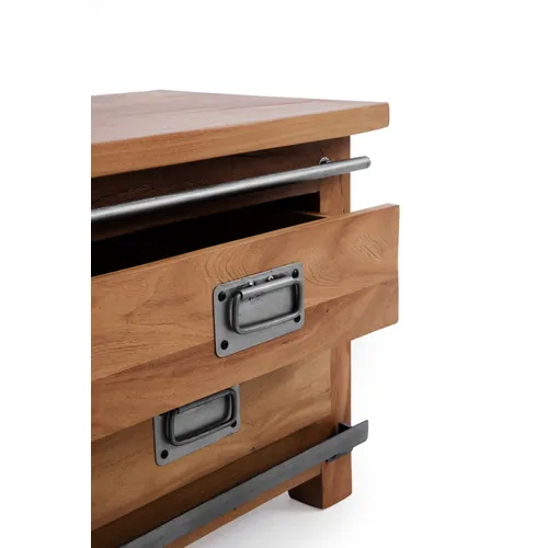 Meuble TV En Bois Massif D'acacia Recyclé