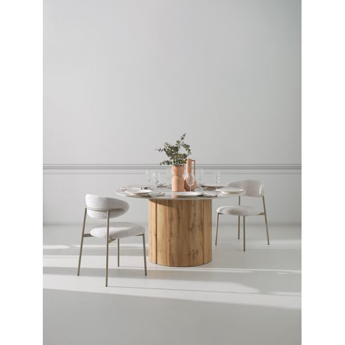 Table Ronde 140 Table Ronde 140 Diam. Avec Plateau En Céramique - Table BUT