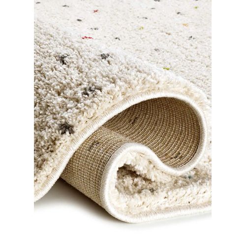 Tapis Shaggy Moderne Lush Dottie Crème/multicolore 140x200 Cm