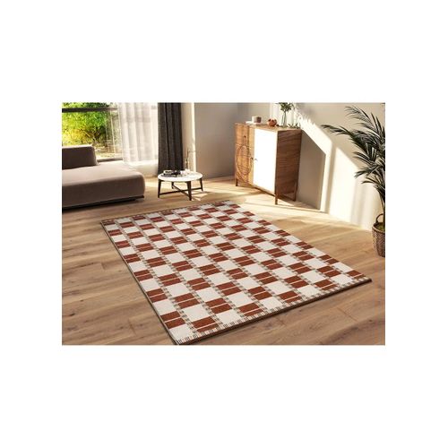 Tapis Shaggy Moderne Lush Dottie Crème/multicolore 140x200 Cm
