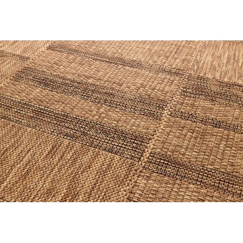 Tapis Extérieur Naturel Effet Jute Guinea 28828 Marron 160x230 Cm