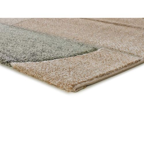 Tapis Géométrique Sora 40323 Beige/rouille/vert 140x200 Cm