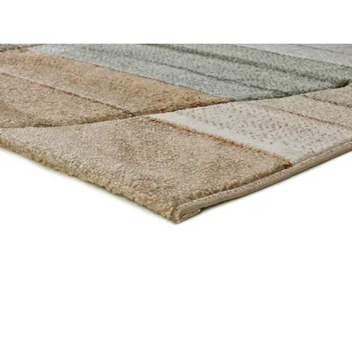 Tapis Géométrique Sora 40325 Beige/rouille/vert 160x230 Cm