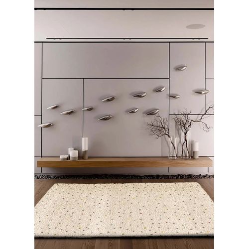 Tapis Shaggy Moderne Lush Dottie Crème/multicolore 200x290 Cm