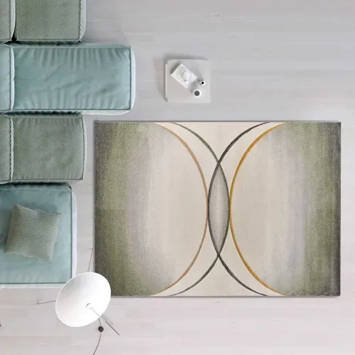 Tapis Moderne Libet 40401 Crème/vert/gris 120x170 Cm