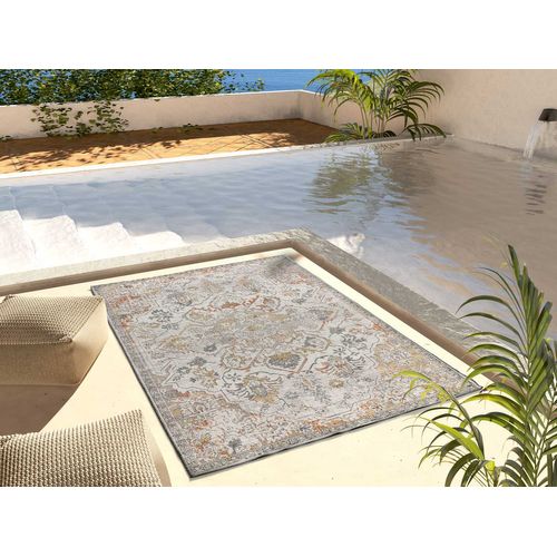 Tapis Extérieur Vintage Samara 54574 Beige/gris 80x150 Cm