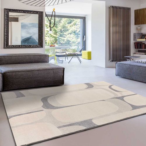 Tapis Abstrait Porto 12915 Crème/gris 160x230 Cm