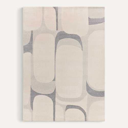 Tapis Abstrait Porto 12915 Crème/gris 160x230 Cm