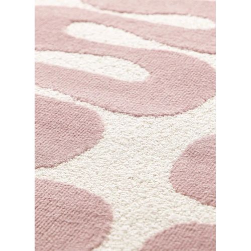 Tapis Moderne Flashy 25409 Rose 120x170 Cm