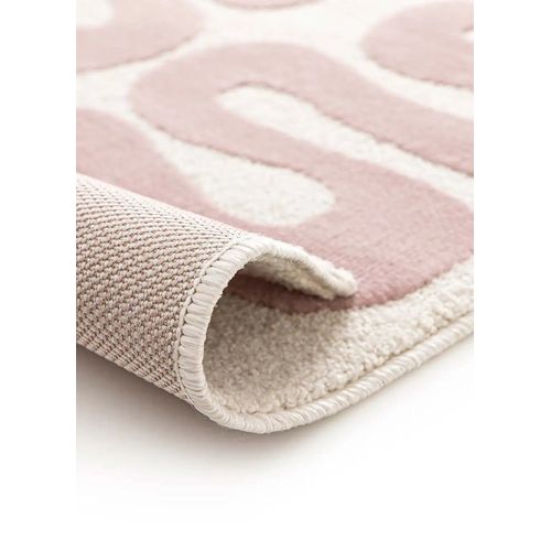 Tapis Moderne Flashy 25409 Rose 120x170 Cm
