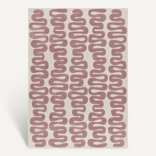Tapis Moderne Flashy 25409 Rose 120x170 Cm