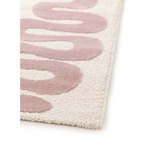 Tapis Moderne Flashy 25409 Rose 120x170 Cm