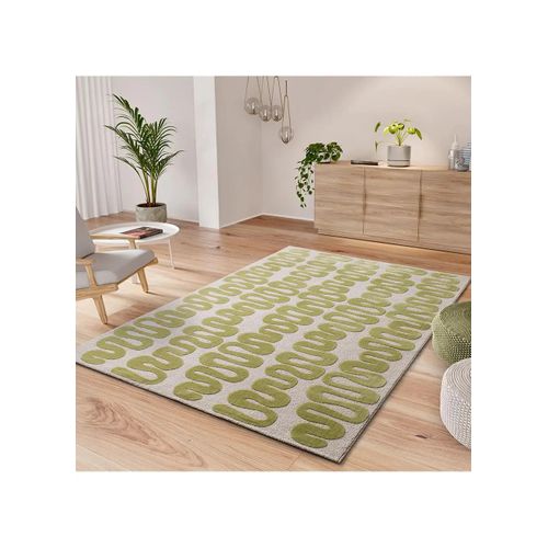 Tapis Moderne Flashy 25409 Vert 120x170 Cm