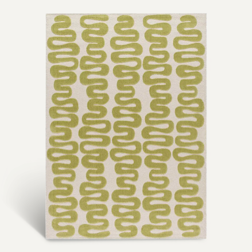 Tapis Moderne Flashy 25409 Vert 120x170 Cm