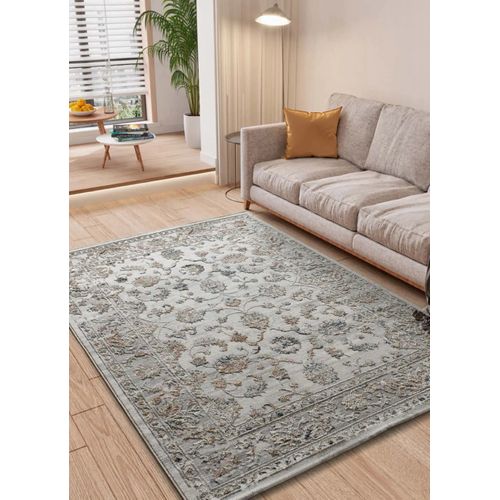 Tapis Vintage Á Relief Keops 6408 Beige/rouille/bleu 134x200 Cm