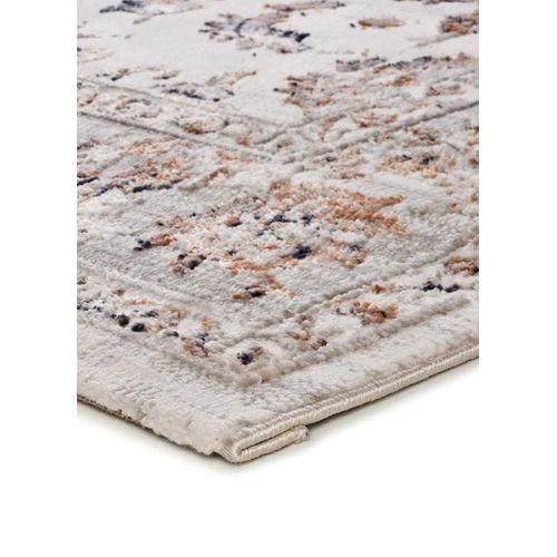 Tapis Vintage Á Relief Keops 6408 Beige/rouille/bleu 134x200 Cm