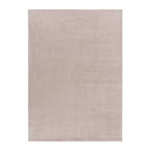 Tapis Lavable Uni Loft Liso Rose Poudré 60x120 Cm