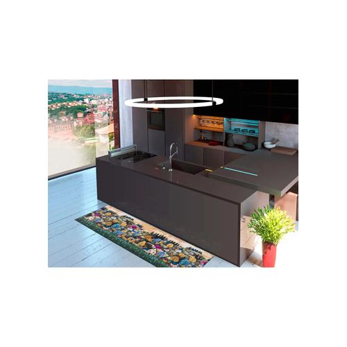 Tapis De Cuisine Paysage Ricci Ortisei Multicolore 52x200 Cm