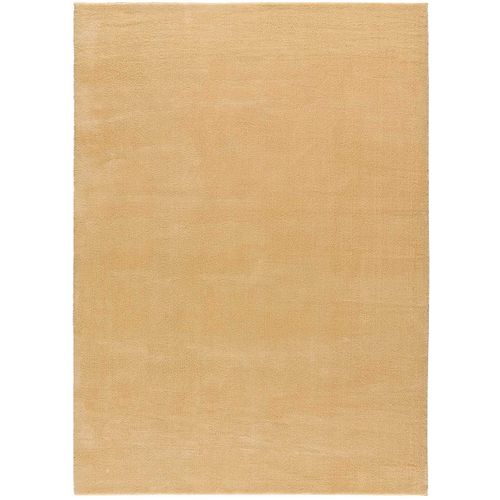 Tapis Lavable Uni Loft Liso Moutarde 140x200 Cm