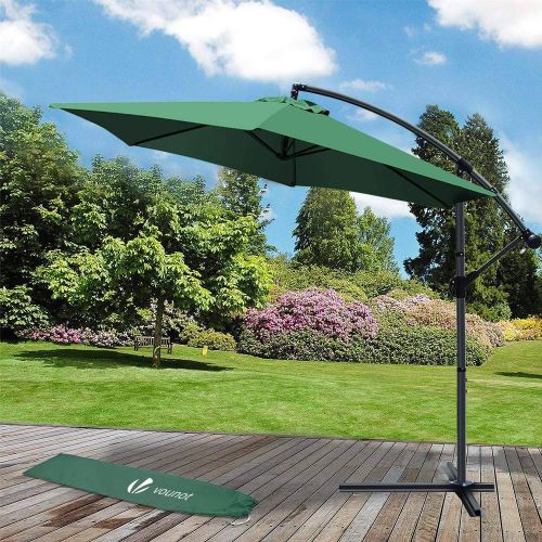 Parasol Deporte 3m Avec Housse De Protection Vert