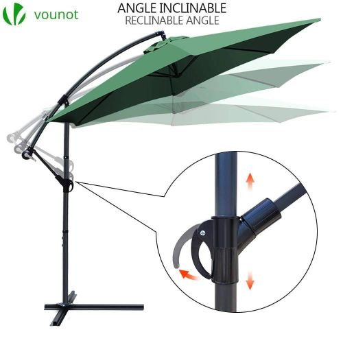 Parasol Deporte 3m Avec Housse De Protection Vert