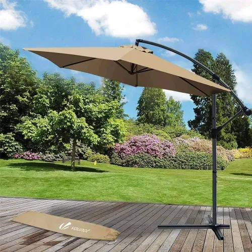 Parasol Deporte 3m Kaki Avec Housse De Protection
