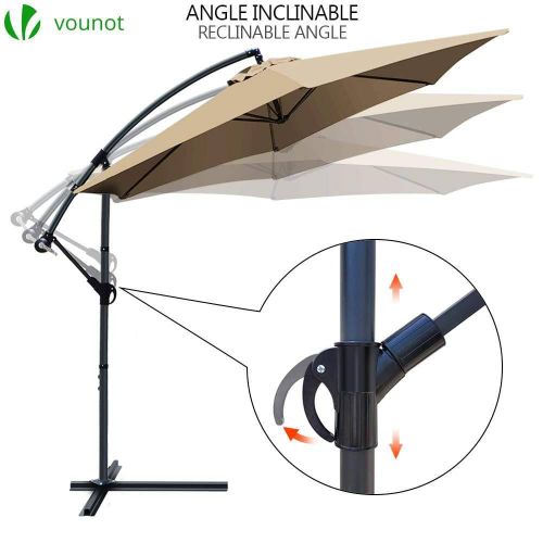 Parasol Deporte 3m Kaki Avec Housse De Protection