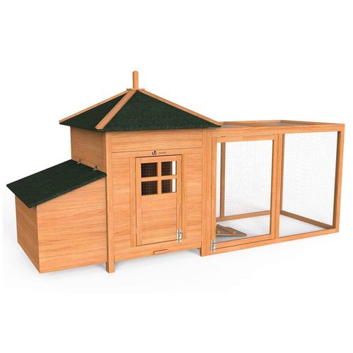 Grand Poulailler En Bois Avec Pondoir Et Perchoir