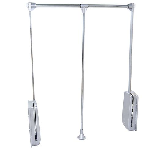 Penderie Rabattable Chromée Pour Armoire Hang Largeur Réglable De 83 à 150 Cm