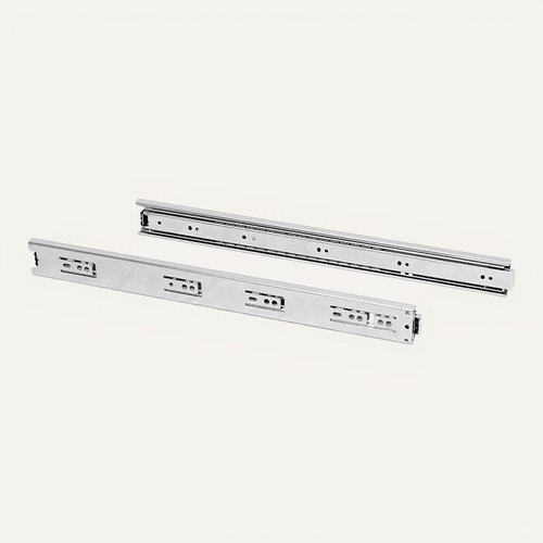 (1 Kit) Paire De Coulisses Pour Tiroires, À Billes, 45 X 500 Mm, À Sortie Totale,