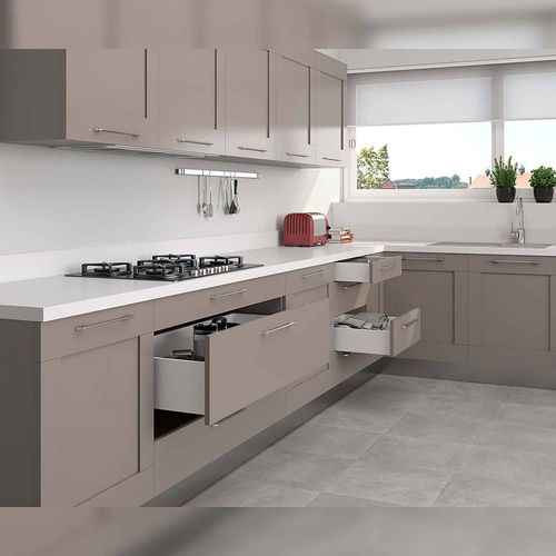 Kit Tiroir Blanc Meuble Cuisine Et Salle De Bain Concept Pour Tiroir De 35 X 10.5 Cm