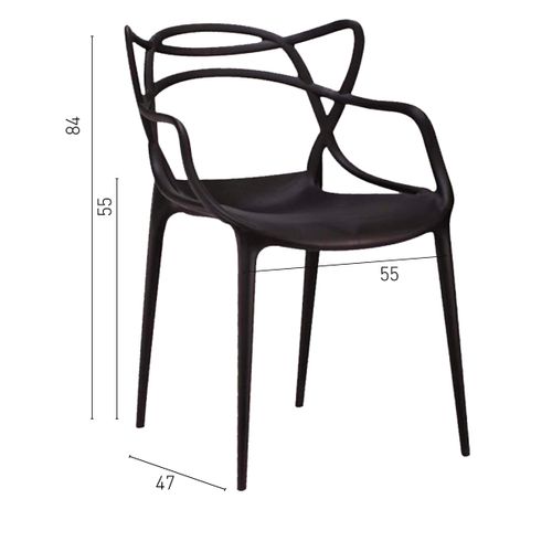 Chaise Thonet Noire Classique