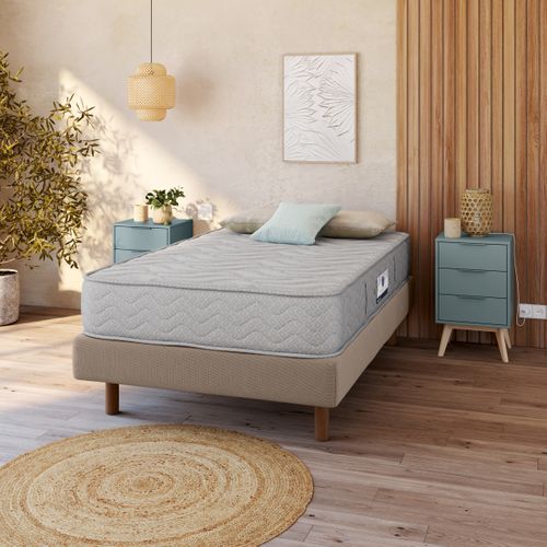 Sommier tissu 120x190 cm FLEX ROYAL beige