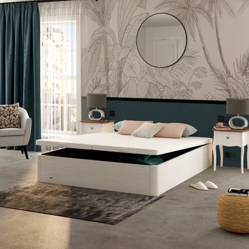 Sommier coffre 160x200 cm FLEX ROYAL blanc