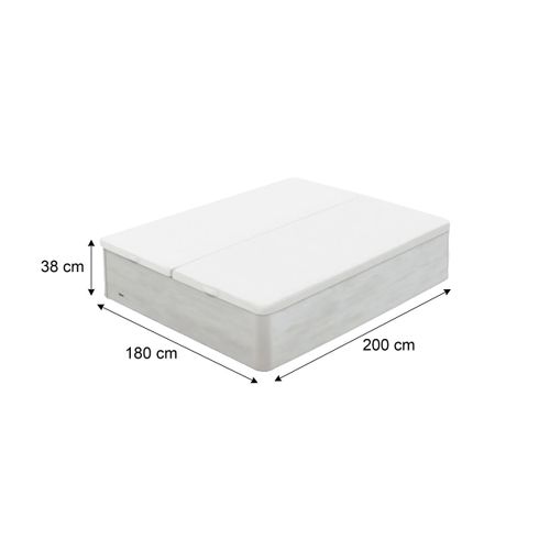 Sommier coffre 180x200 cm FLEX ROYAL blanc