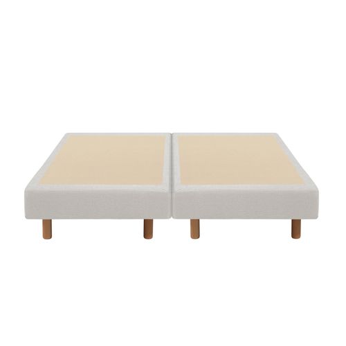 Sommier tissu 2x80x200 cm FLEX ROYAL blanc